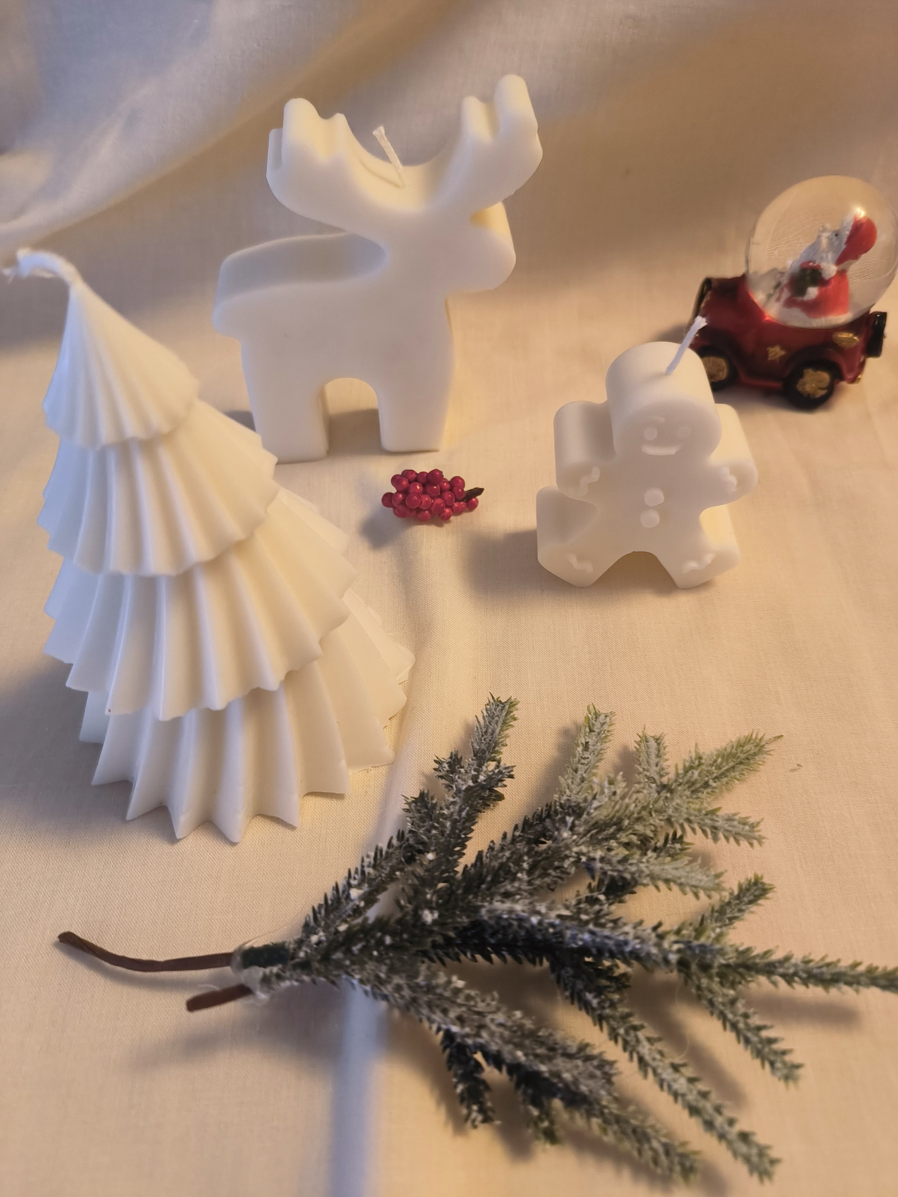 Pack tres velas navidad