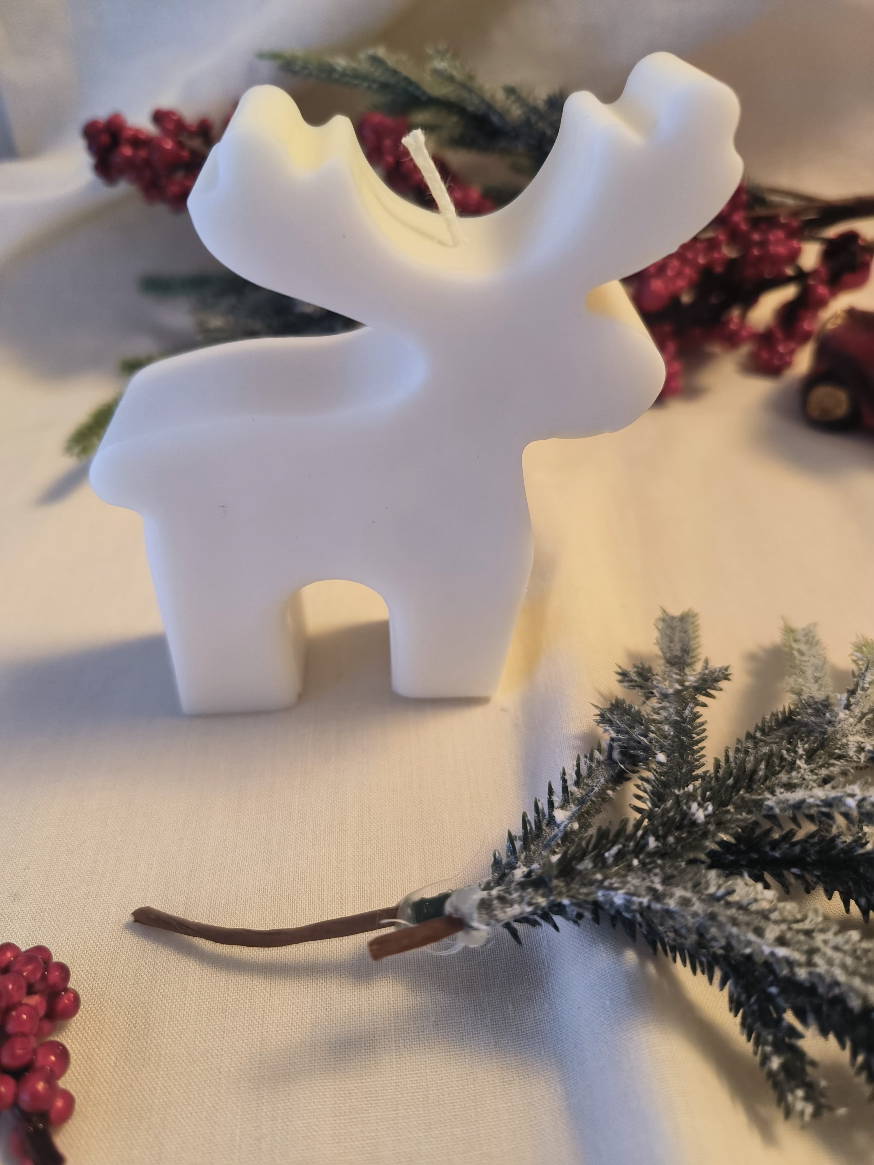 Vela Reno de Navidad