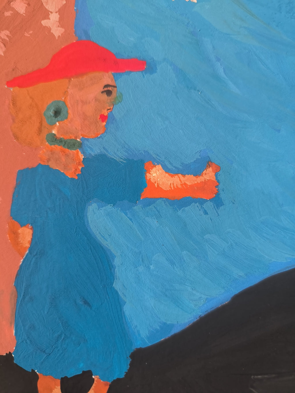 Ilustración Mujer con Borsalino